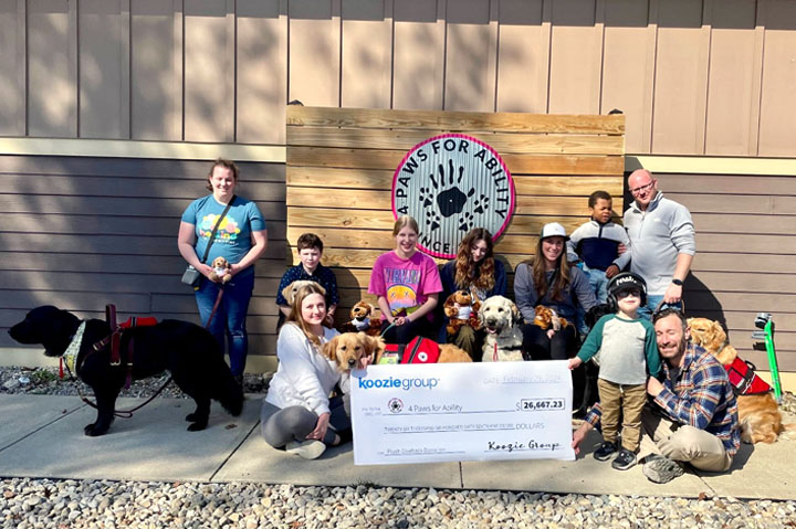The Bright Side: Koozie Group Donation Benefits Service Dog Nonprofit