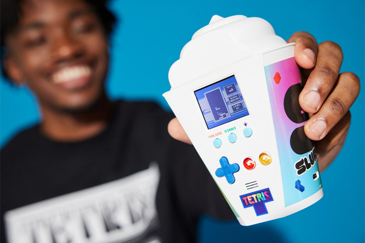 7-Eleven, Tetris Team Up With Slurpee-Shaped Game Console