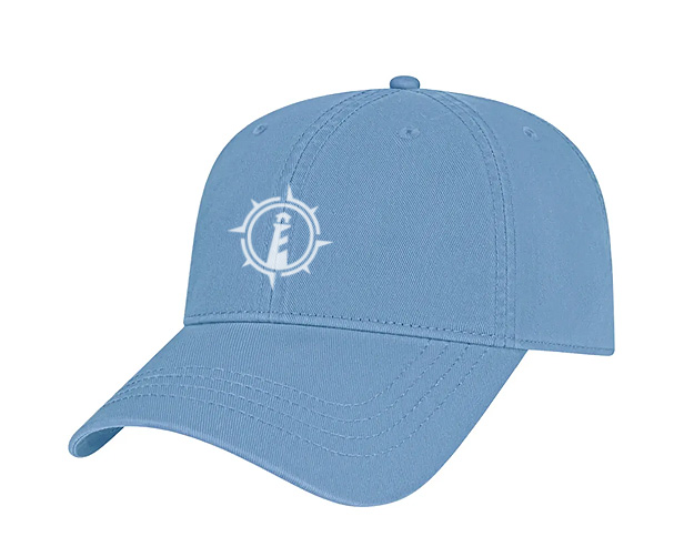Sky blue cap