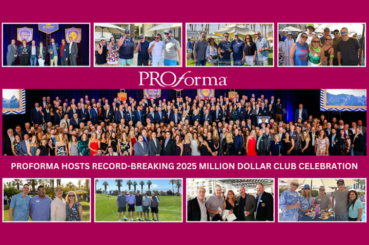 Proforma Recognizes Million-Dollar Distributor Owners