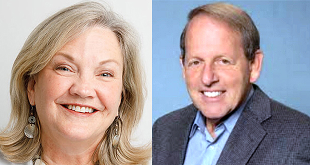 JoAnn Gilley (left) and Lou Weisbach