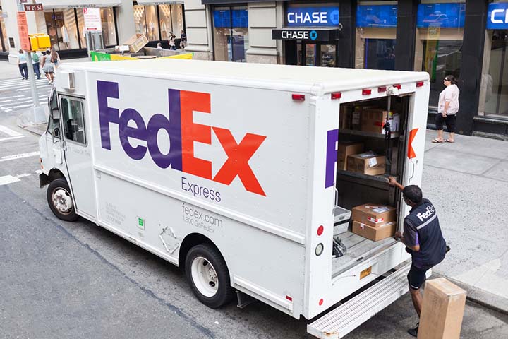 Fedex truck