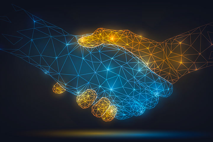 digital handshake