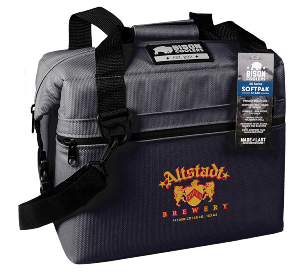 dark gray soft cooler bag