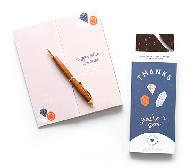 greeting and candy cards