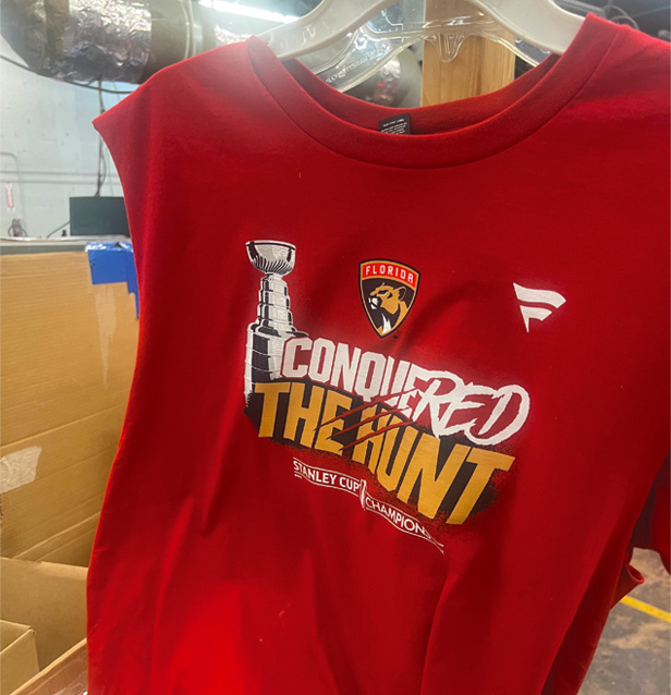 red Stanley cup tee