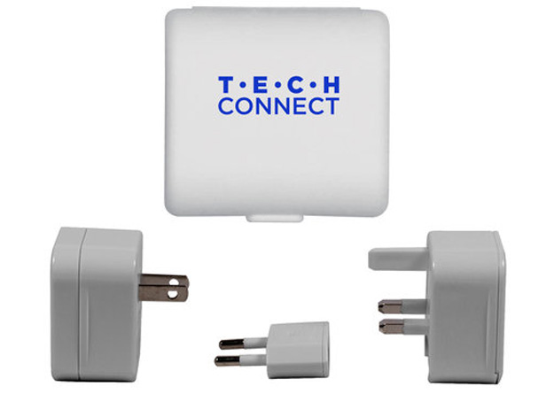 ABS plastic travel adapter