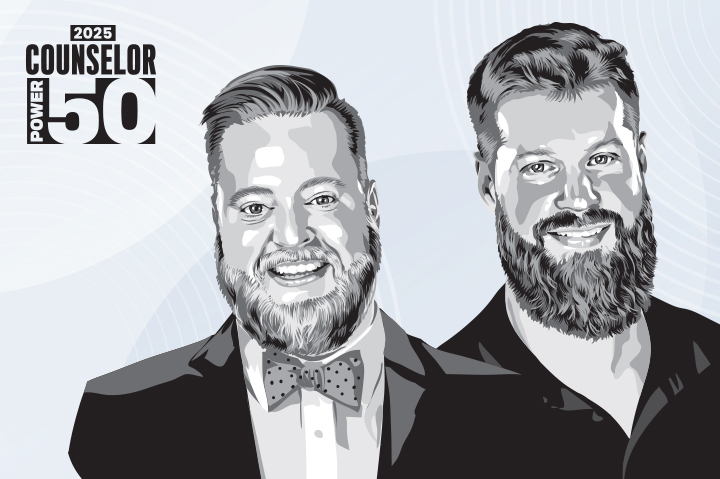 Counselor Power 50 2025: No. 46 Mitch Kaeser & Brad Kaeser, Kaeser & Blair