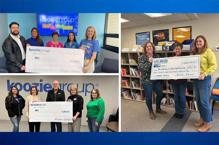 The Bright Side: Koozie Group Donates Over $26,000 to United Way