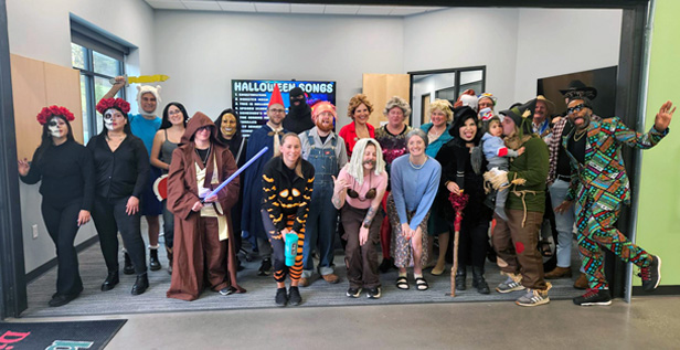 Ball Pro employees dress up for Halloween