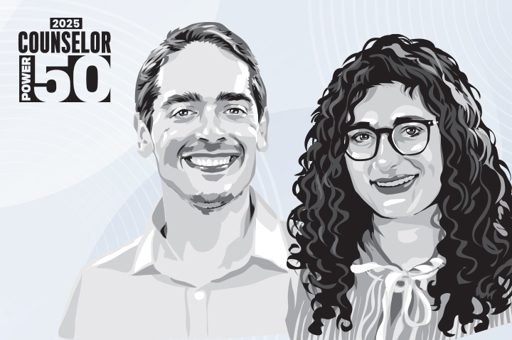 Counselor Power 50 2025: No. 49 Joseph Sommer & Dominique Volker, Whitestone
