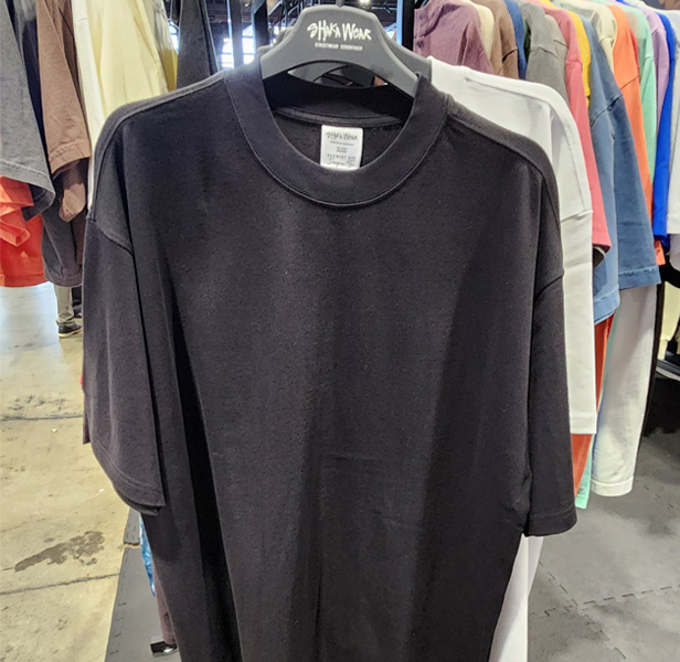black tee