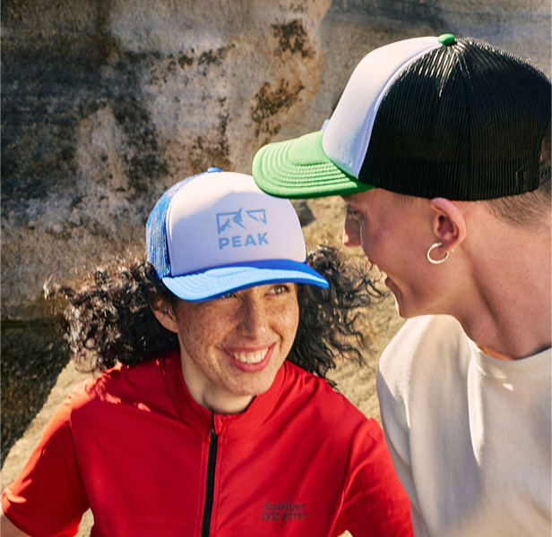woman smiling at man