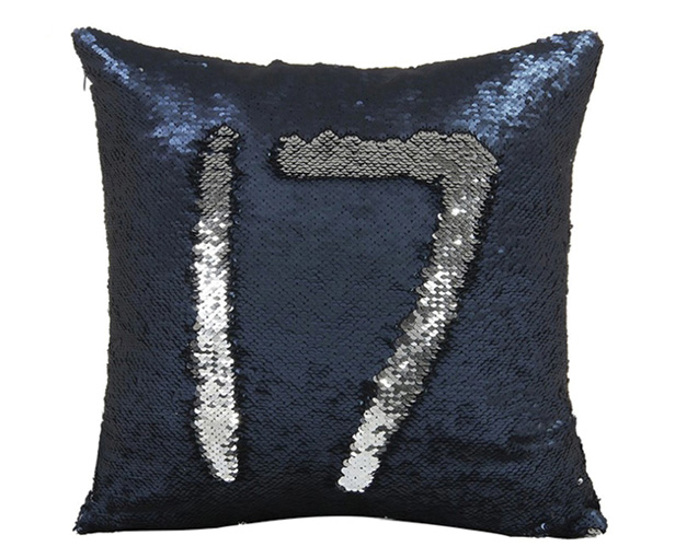 sequin pillow cover