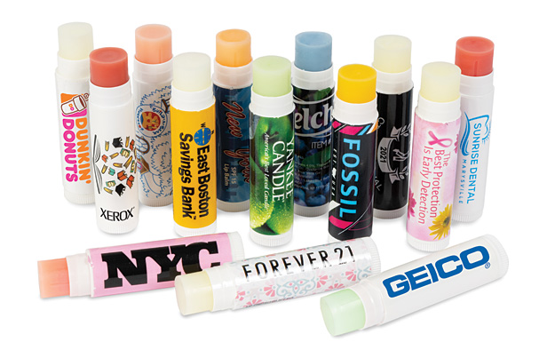 assorted lip balms