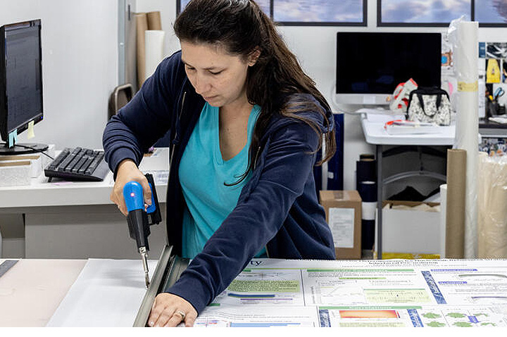 Yale Printing Services Turns Plastic Bottles Into Posters Yale Printing Services Turns Plastic Bottles Into Posters