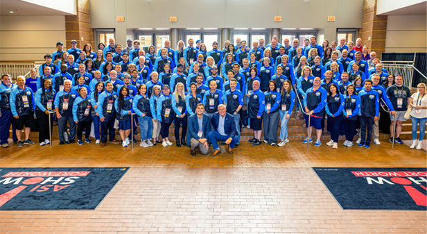 Fully Promoted convention attendees in the Fort Worth Convention Center