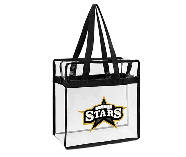 Clear Zippered Tote