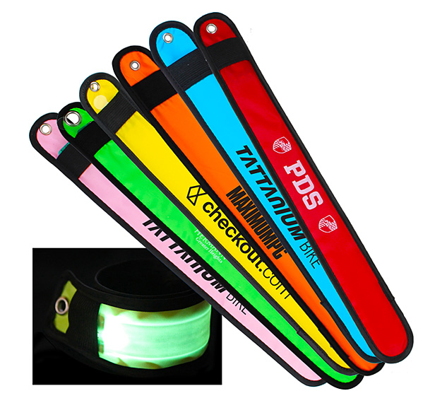 light-up slap bracelets