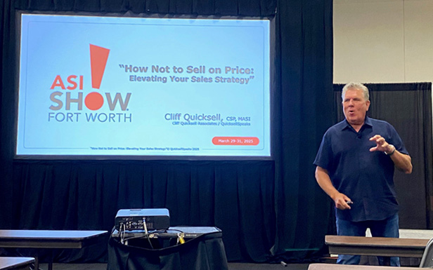 Cliff Quicksell at ASI Show Ft. Worth