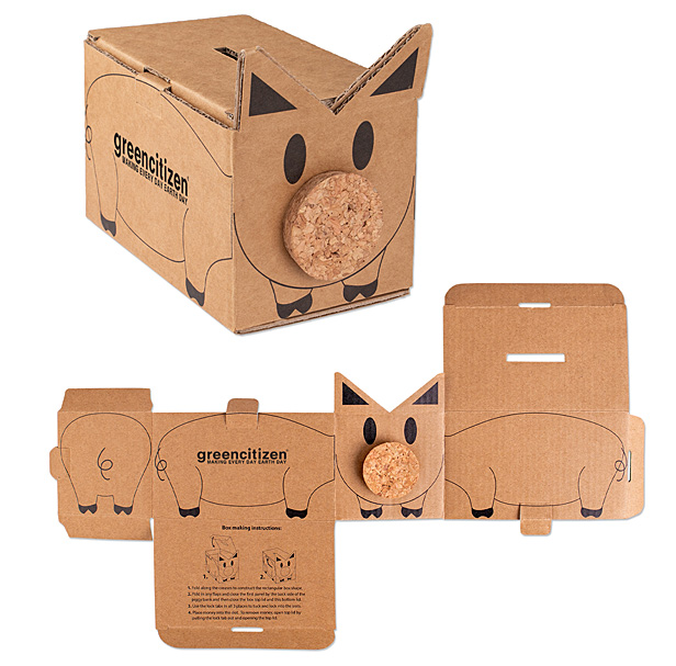 eco-friendly piggy bank