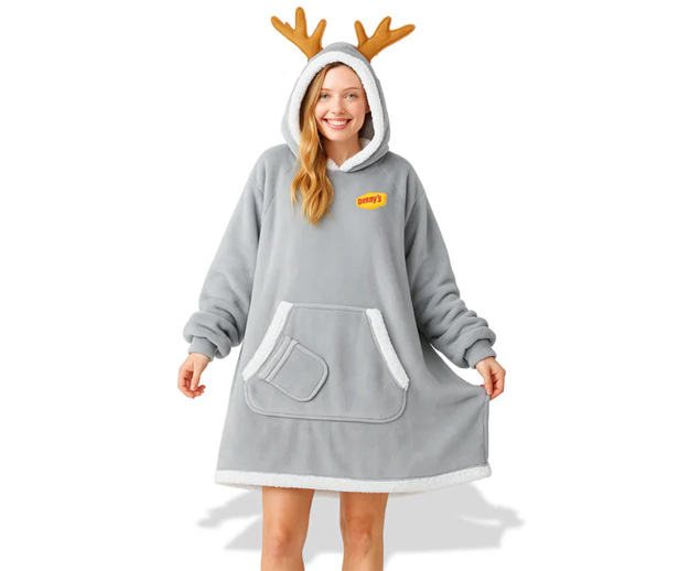 Denny's Sweatshirt Blanket